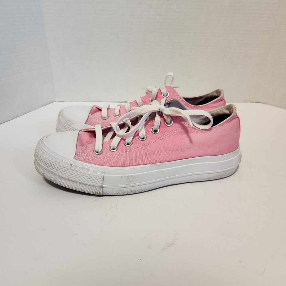 Converse Chuck Taylor All Star Lift Platform Pink Womens Size 9 Mens 7 - Picture 5 of 8